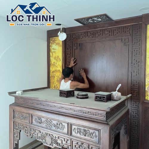 Lắp đặt phòng thờ hợp phong thủy