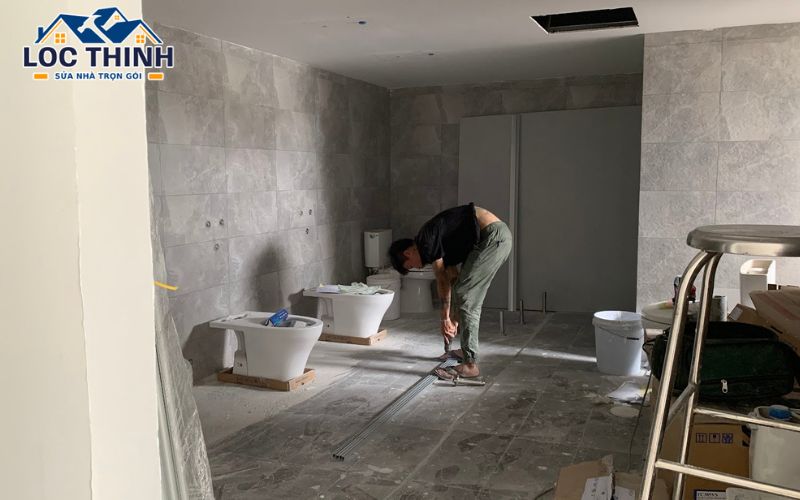Phân chia khu vực nhà vệ sinh
