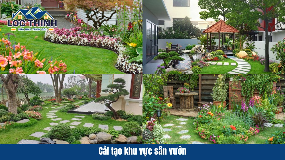 cai tao khu vuc san vuon