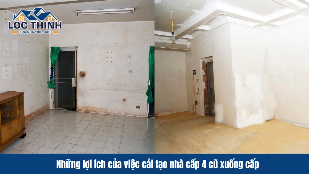 loi ich cua viec cai tao nha cap 4 xuong cap