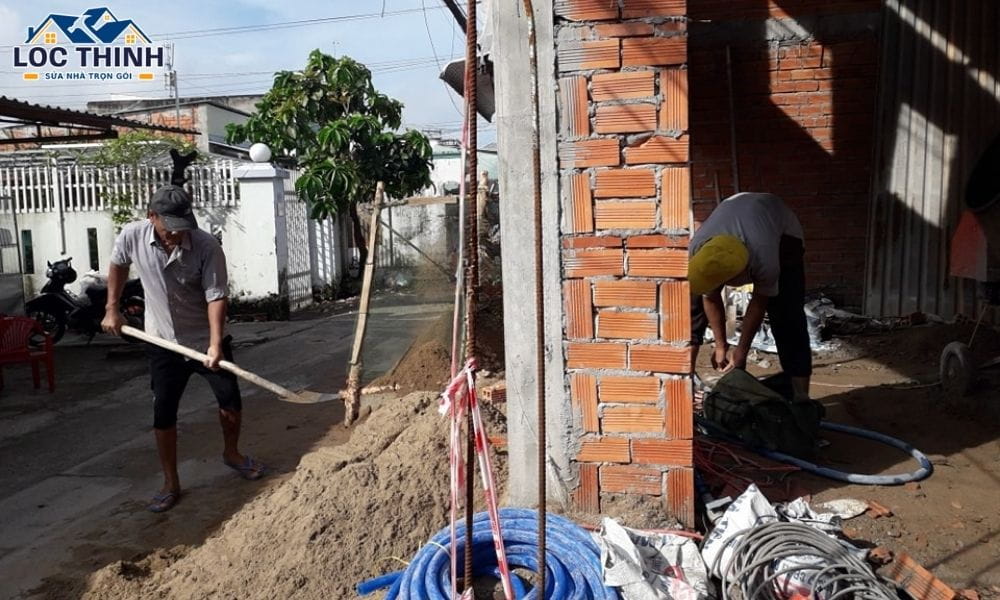 Các hạng mục sửa chữa nhà ở Củ Chi