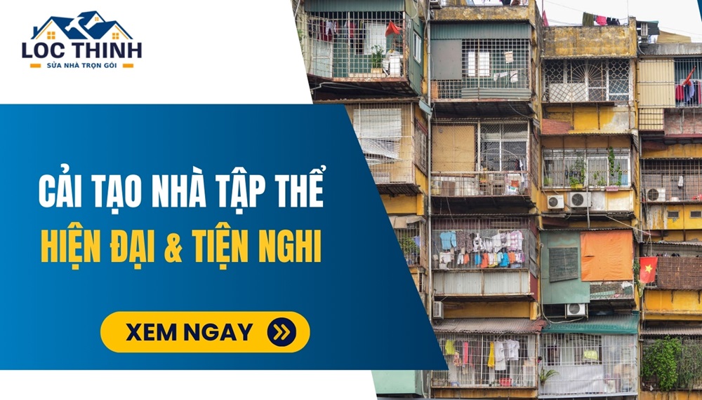 cải tạo nhà tập thể cũ