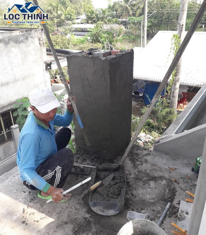 Công ty Lộc Thịnh nhận thầu sửa nhà các địa bàn thuộc huyện Hóc Môn