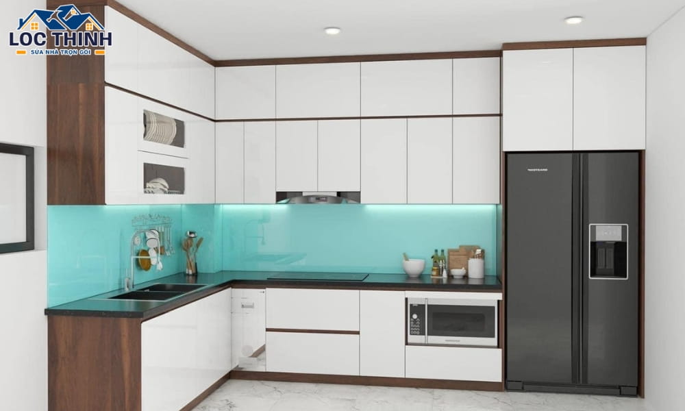 Thiết kế nhà bếp hiện đại ấn tượng