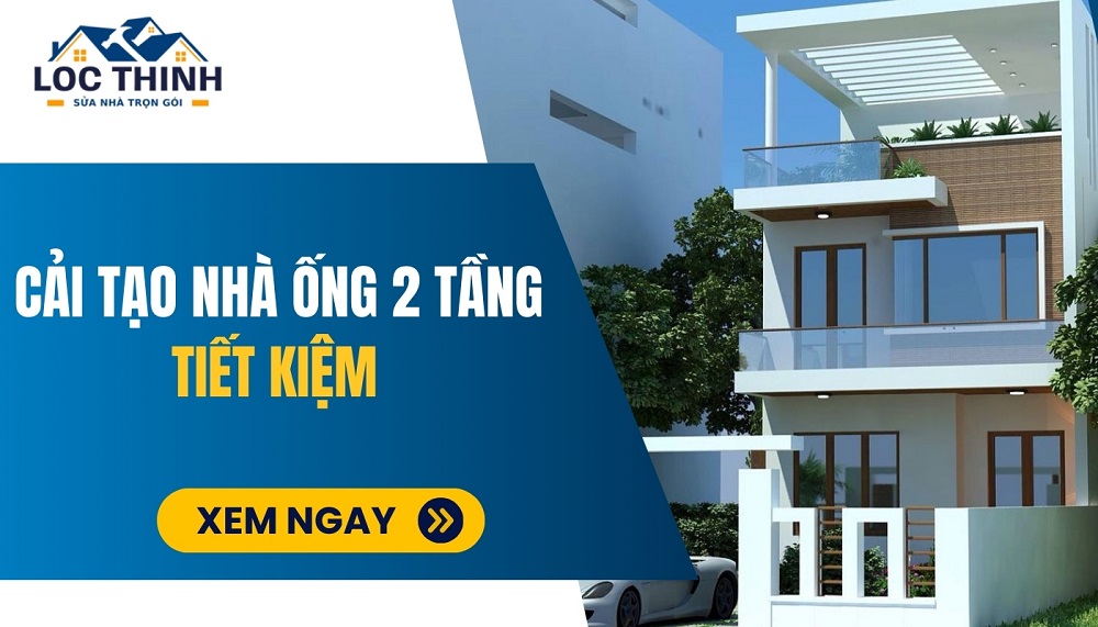 cai tao nha ong 2 tang cu dep