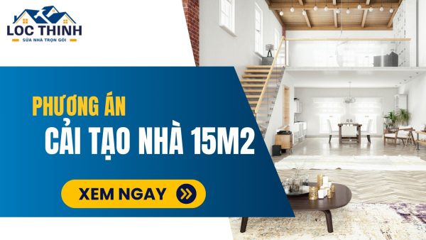 cai tao nha 15m2