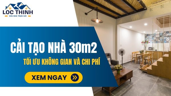 cai tao nha 30m2