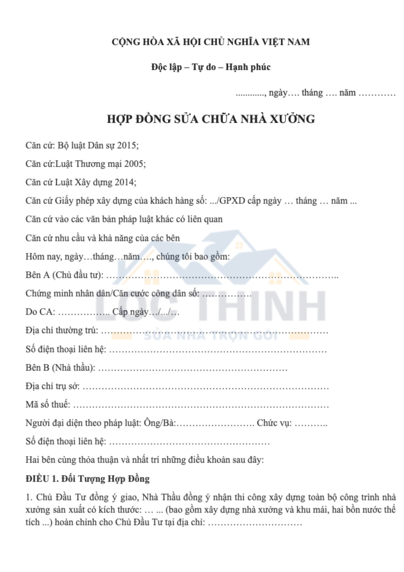 hop-dong-sua-chua-nha-xuong
