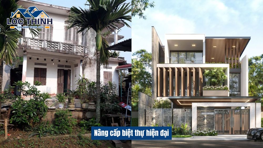 nang cap biet thu hien dai