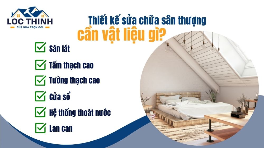 thiet ke sua chua san thuong can vat lieu gi