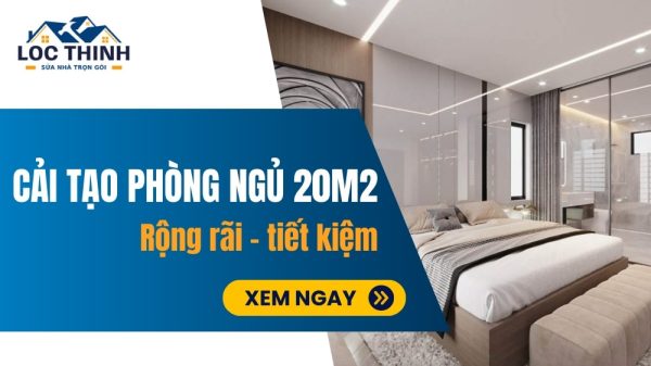 cai tao phong ngu 20m2
