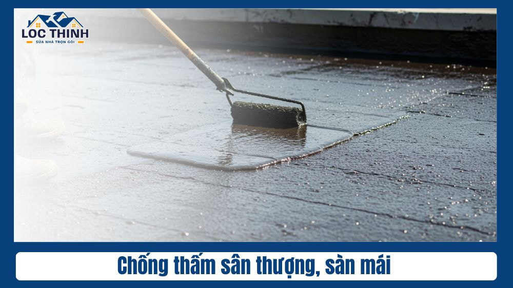 Chống thấm sân thượng, sàn mái