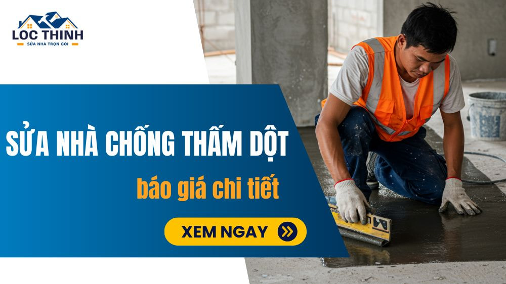 Sửa nhà chống thấm dột