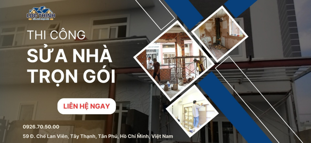 Banner công ty sửa nhà trọn gói Lộc Thịnh